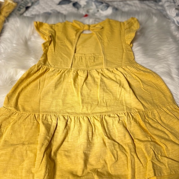Cat& Jack Yellow Girls Dress Size 4/5, NWT - Picture 6 of 11